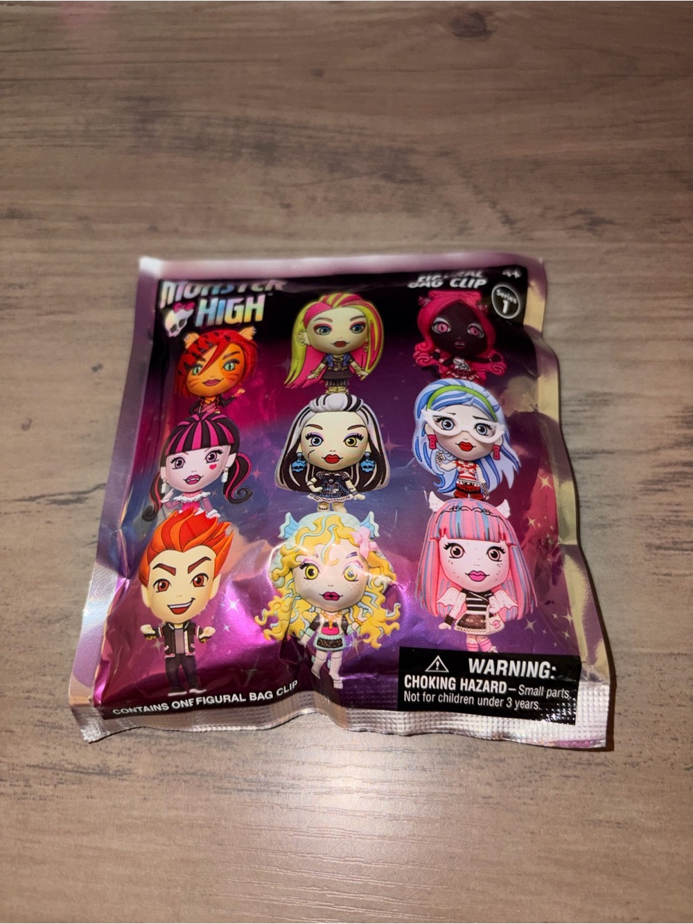 🆕💜🏝️🎉 Monster High Mystery Bag Clip Blind Bag Sealed Collectible Keychain NIP